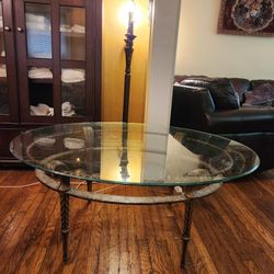 Glass Sofa Table Set