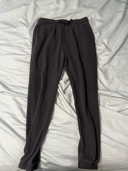 Dark Gray Fleece Jogger Sweatpants