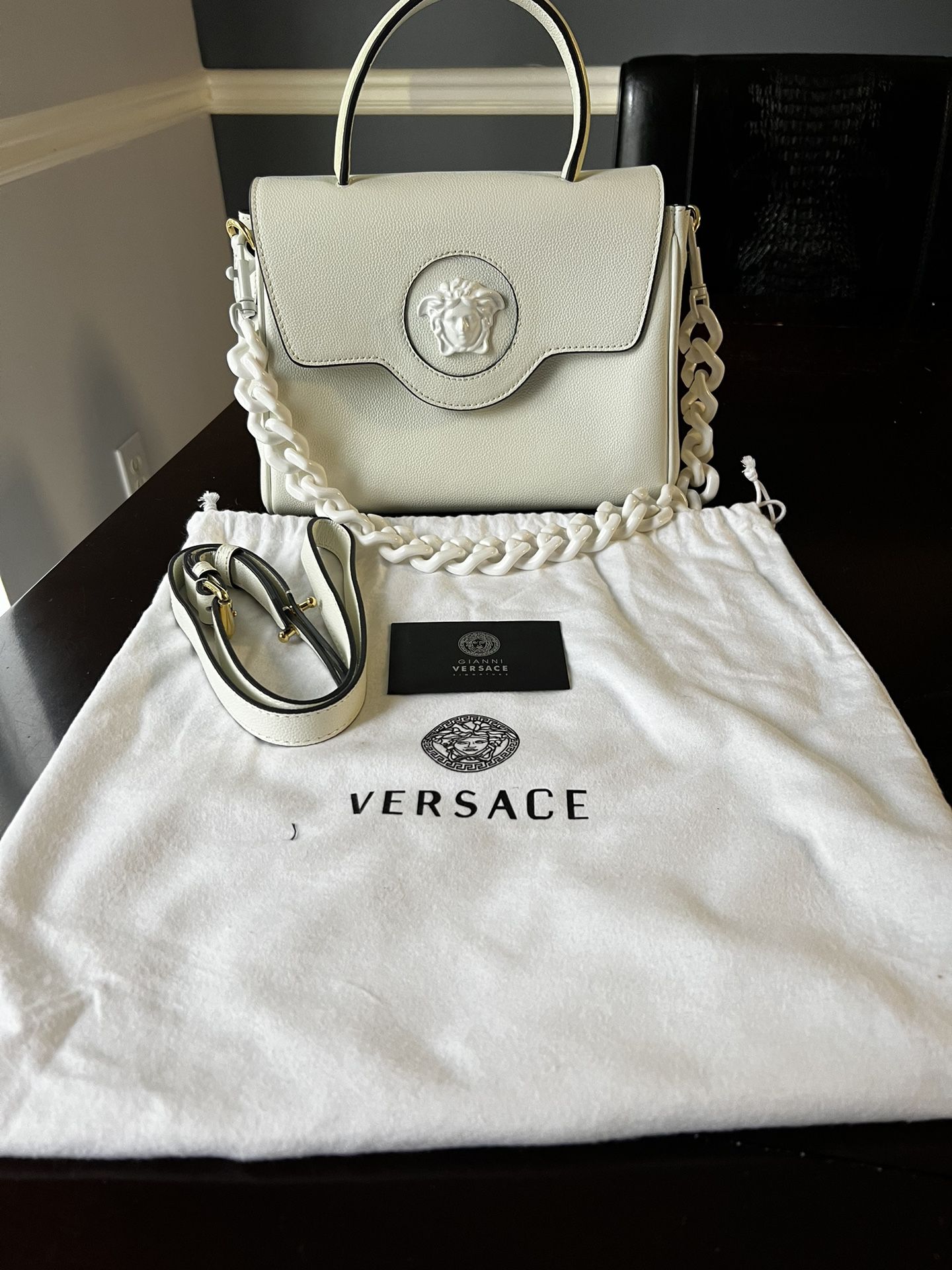 Versace La Medusa Leather handbag