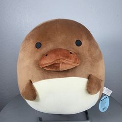14" Takashoji Egg Shaped Brown Platypus Plush