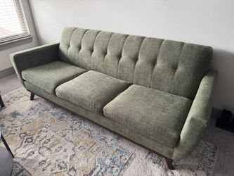 Modern Green 3-Seater Sofa / Couch – Excellent Condition