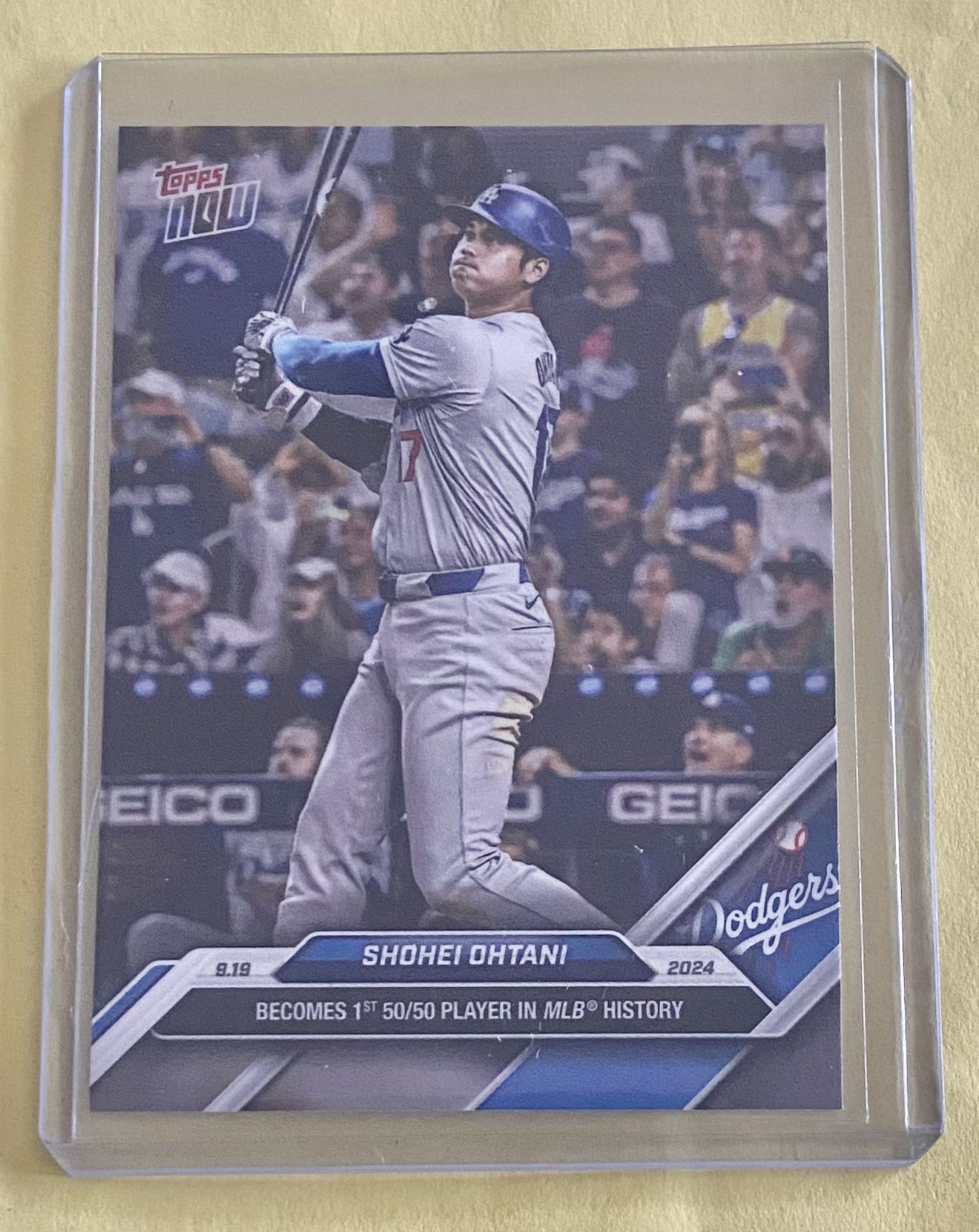 2024 Topps Ohtani 50/50 Card