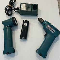 Makita Drill And Flashlight Rechargeable Battery 