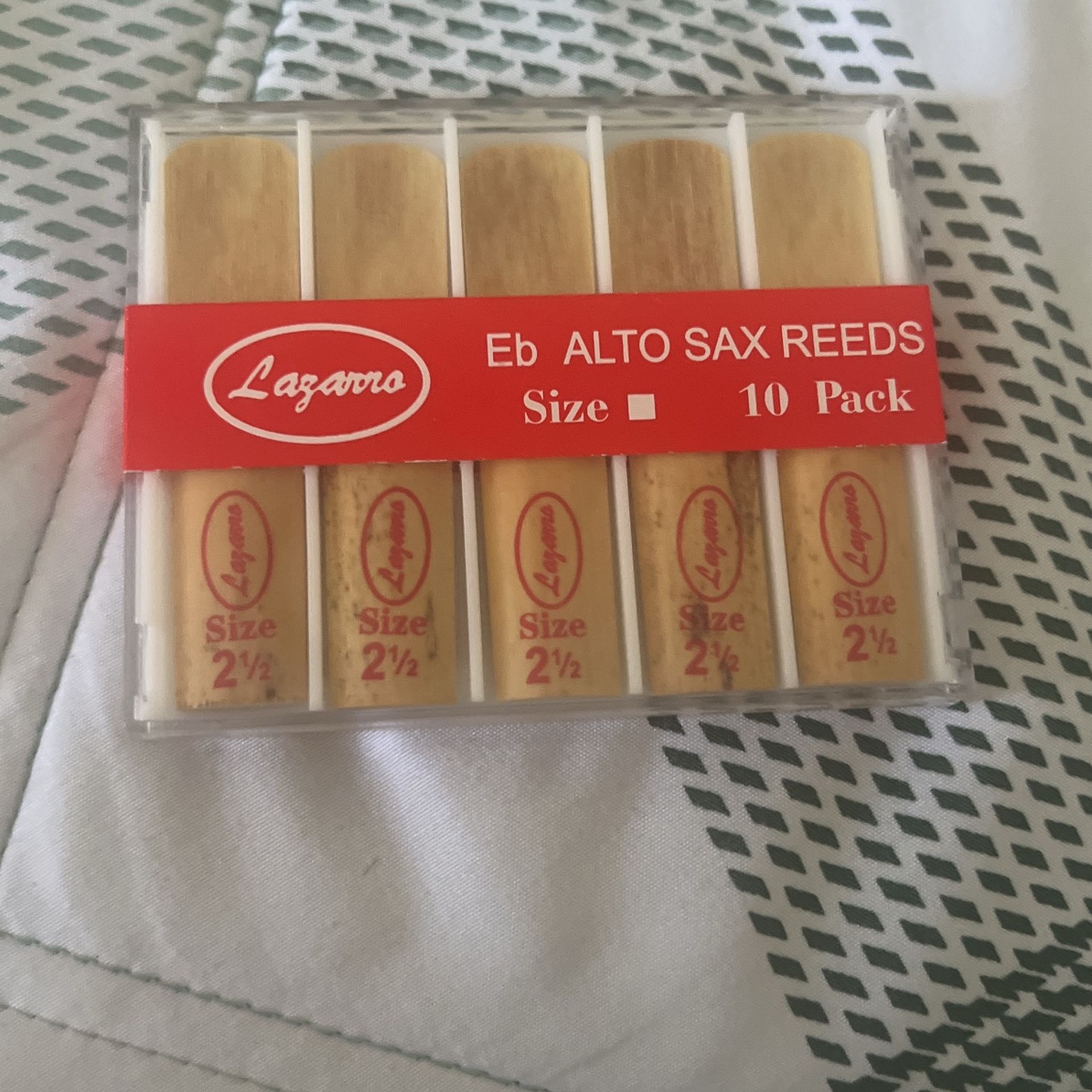 Lazard Alto Saxophone Reeds.
