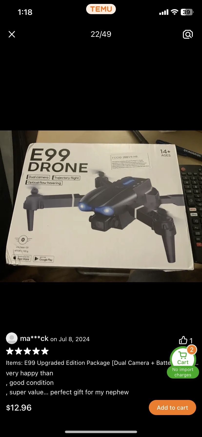 Drone WITH Camera 1080P HD 🔥 4K Camera Drone
