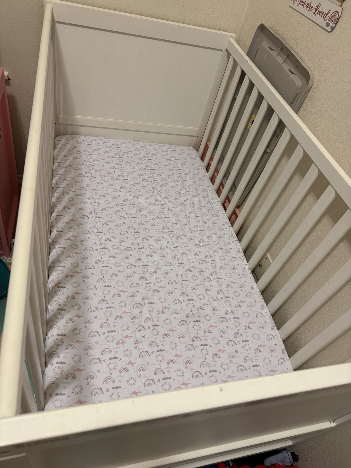 Crib And Changing Table