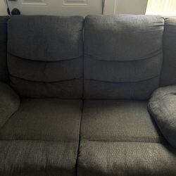 Gray Recliner Couch 