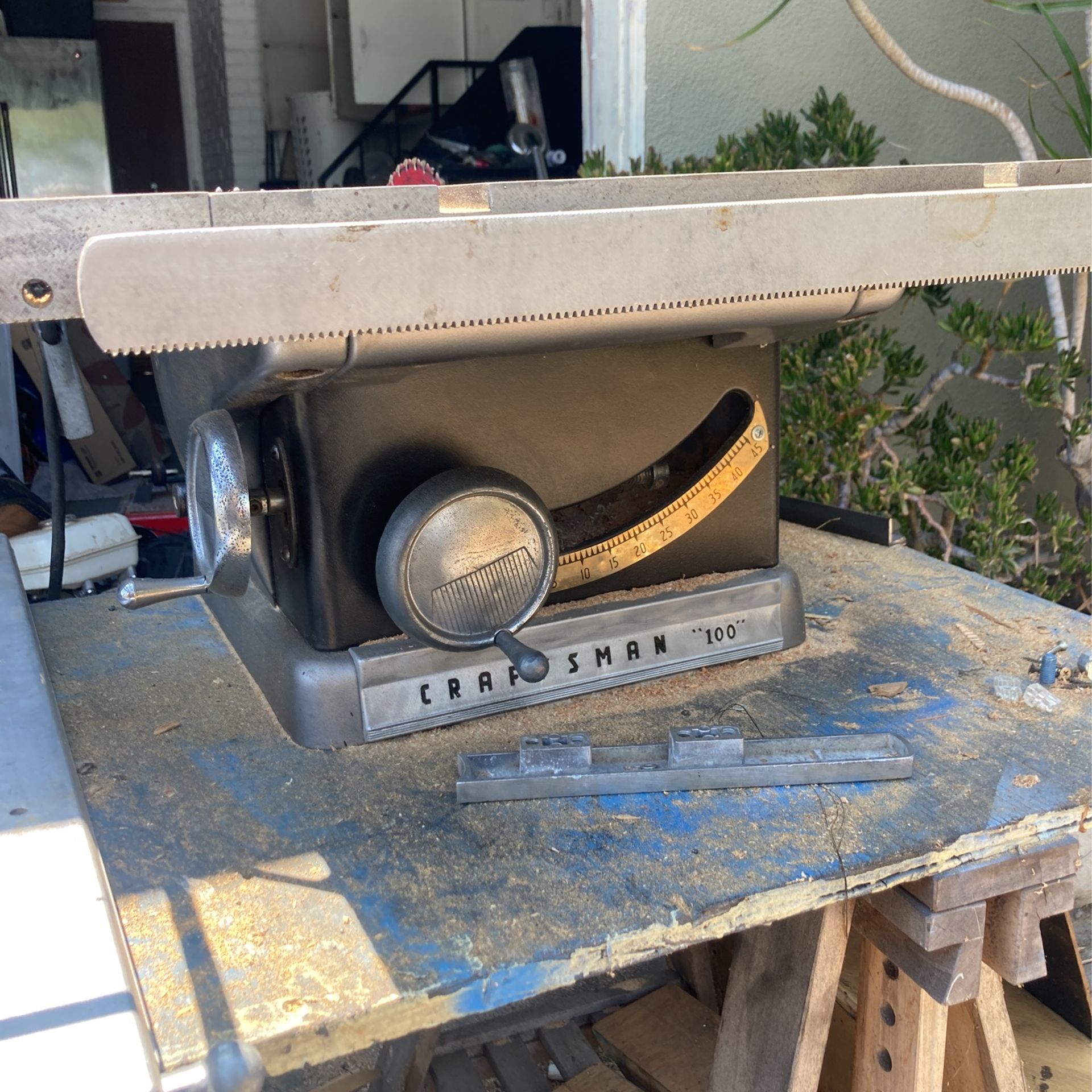Vintage Restored Craftsman 100 10 Inch Table Saw