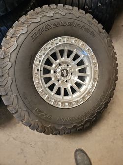 17x9 axd rims 6 lug 6x139 6x5.5 on used tires 315 70 17