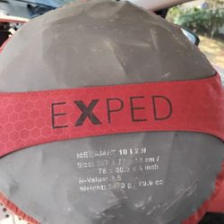 Exped MegaMat 10 camping air mattress LXW 78 " length 30" width.sleeping pad