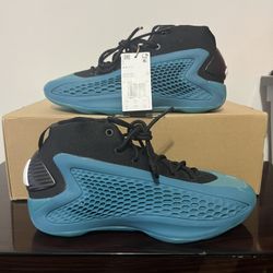 Adidas AE 1 J - GS Size 5 New Wave Blue Anthony Edwards Basketball Shoes IF1884