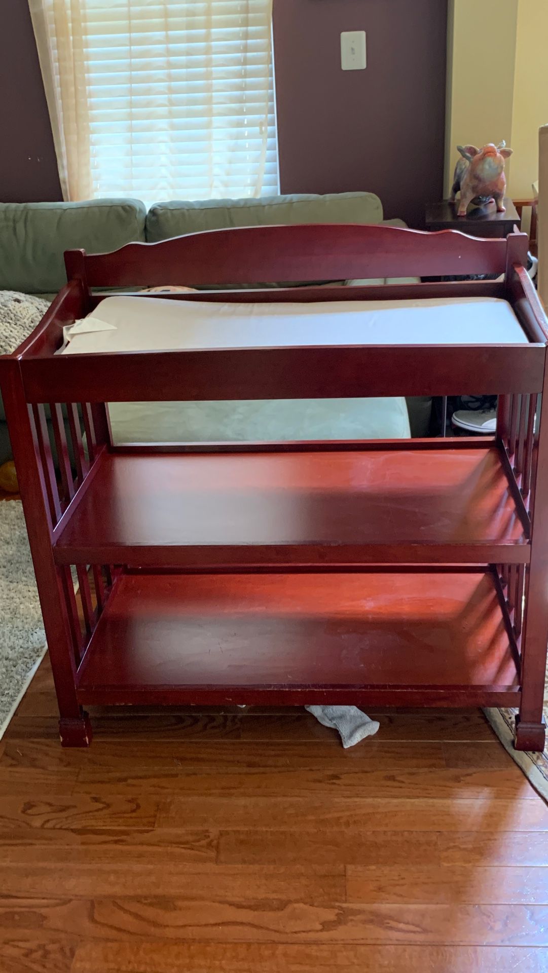 $30, OBO Wood Changing Table. Very Nice Condition. From a smoke free home.