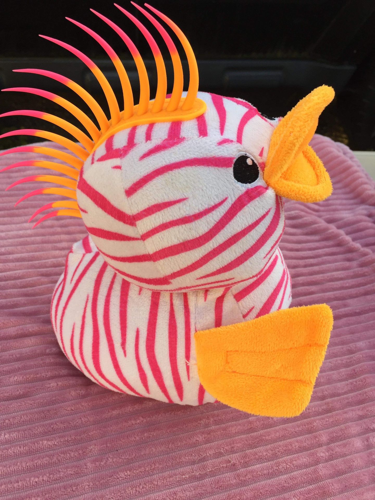 Mohawk Duckie Punk Duck Bundle RARE 10” Plush Stuffed Animal