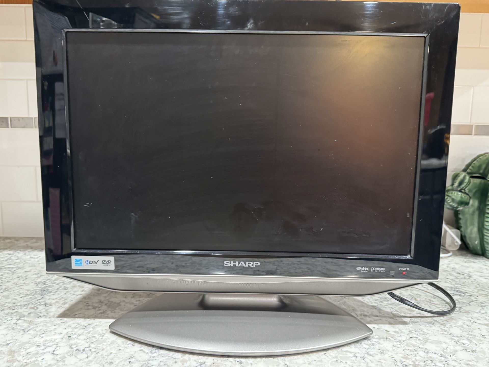 Sharp 19” LCD TV with built in DVD player