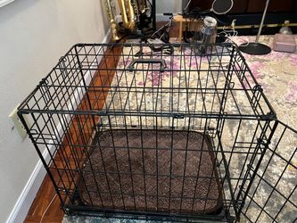 24” Folding Metal Dog Crate / Pet Kennel