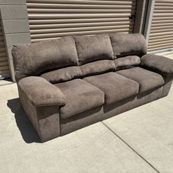 Comfy 3-Seater Microfiber Couch