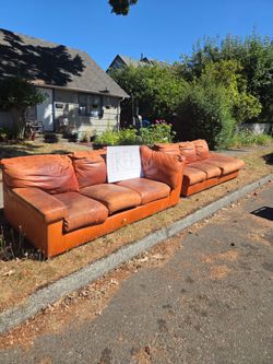 Free Leather Sectional Couch
