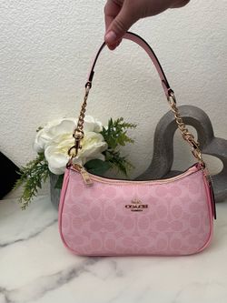 Pink coach bag for women