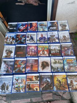 4 For $100!  $35! Each. 2 for $60! Playstation 5 PS5 Games. PS4 Games $20! Each or sealed control $40! Each. Can be delivered