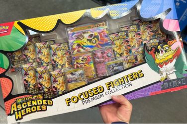 Pokémon Mega Evolution Ascended Heroes Focused Fighters Premium Collection