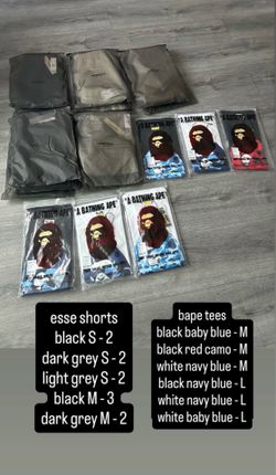Bape & Essentials Shorts