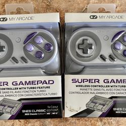 SNES/Nes/Wii Wireless Controllers (2)