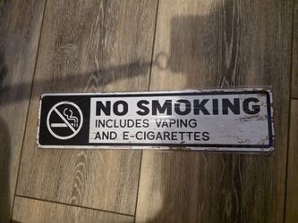 No Smoking Sign