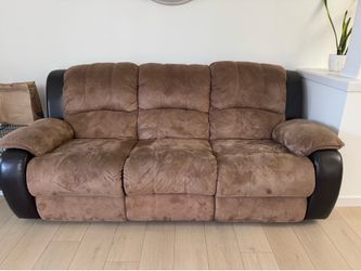 Recliner sofa and loveseat