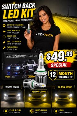 Led headlight kits switchbacks