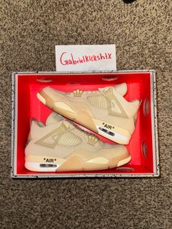 Jordan 4 Off-White Sail Size 9.5