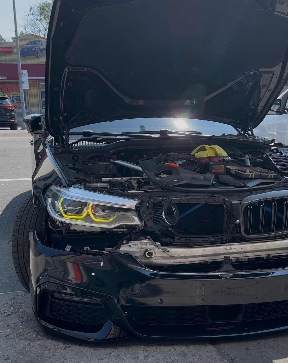 Yellow Drl On G30 And F90