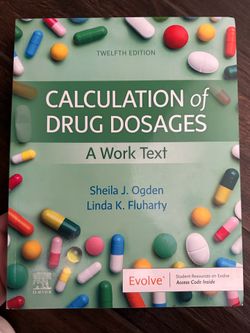Drug dosages math book