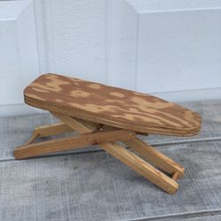 Antique Child’s Wooden Folding Ironing Board 13” Rustic Doll Toy Decor