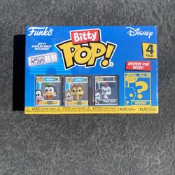NEW Funko Bitty Pop! Disney Minnie, Goofy, Chip  4 Pack With Mystery NIB