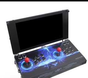 Handheld Retro Metal Arcade Game Console with 26800+ Games, 17.5-in HD Display, Dual Players Support, Adjustable Gamepad & Joystick, Search Men