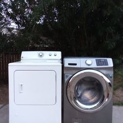 Samsung Front Load Washer And Gas Dryer 