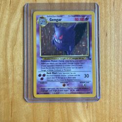 Gengar 5/62 Fossil Holo Ungraded 