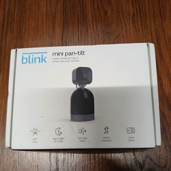 Blink Mini Pan‑Tilt Indoor Security Camera – Like New