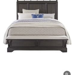 King Size Bed Frame With Dual Adjustable Base W/ Remotes 