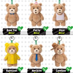 New Authentic Ted2 Teddy Bear Action Plush Pendant