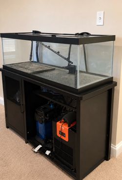 60 Gallon Aquarium Complete Setup – Penn-Plax Cascade Filter + VEVOR Chiller – Like New