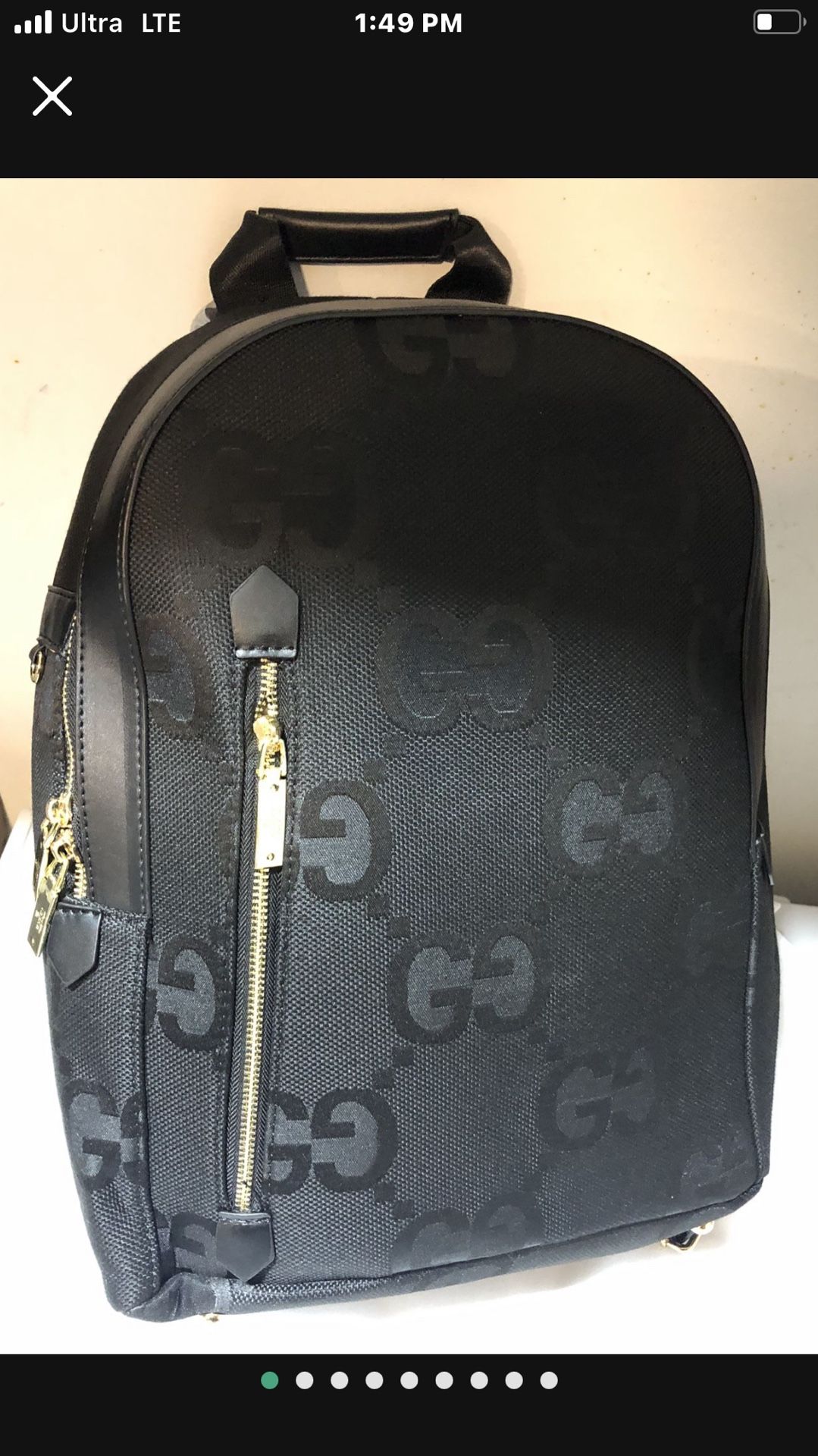 Black backpack