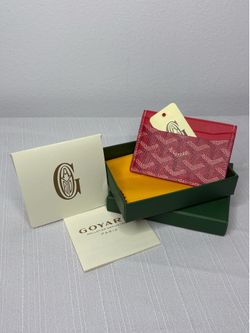 Red Designer Card Holder