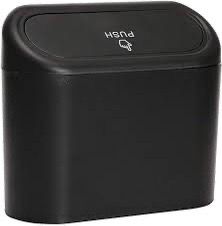 ✨Small Car Trash Can with Lid – Portable Mini Garbage Holder