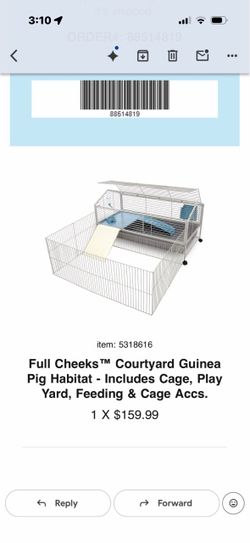 Full Cheeks Guinea Pig Cage + Playpen (You & Me) – $50 OBO for Both