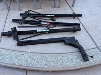Yakima 4-Bike Hitch Mount Rack + Roof bike Trays