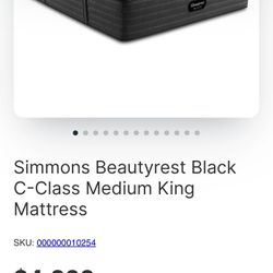 Beautyrest black king mattress and recliner bed