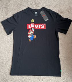 Nintendo Mario Levi’s Shirt Size Medium M NWT