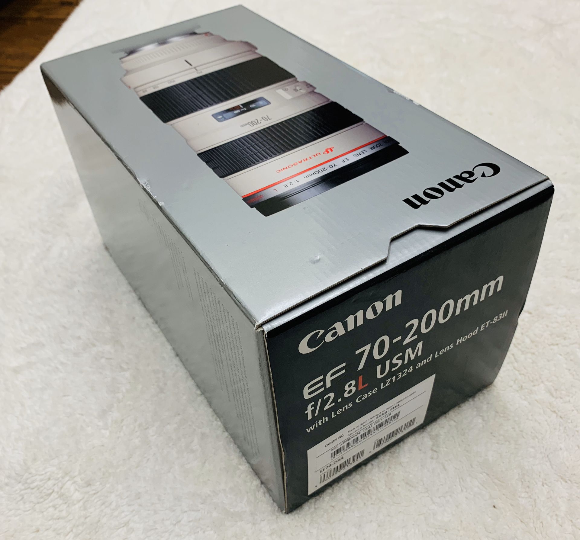 NEW Canon EF 70-200mm f/2.8 L USM Lens USA Model Sealed in Box FIRM PRICE