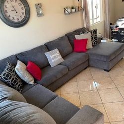 Grey Sectional Couch 